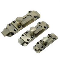 Loquet en alliage de zinc massif, loquet européen minimaliste pour portes et fenêtres, loquet de porte, boucle de porte, loquet de porte antique de style ingénierie