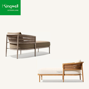 OEM /ODM Chaises longues d'extérieur <span class=keywords><strong>Coussin</strong></span> imperméable de <span class=keywords><strong>remplacement</strong></span> Patio Pool Lounge Daybed Lit de soleil en bois de teck - Product Image 5