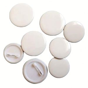 Safety <b>Pin</b> Custom Button <b>Badges</b> in Round Shape for Wedding Favors & Bridal Party Gifts - Product Image 2