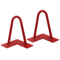 Rote 4-Zoll-Metall-Haarnadel Möbel Beine 4er-Set Hochleistungs-Industrie design Home DIY-Projekte für Schlafs ofa Schrank TV-Ständer