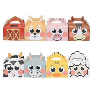 Decorazioni per Feste di <span class=keywords><strong>Compleanno</strong></span> a Tema Animali della Fattoria, Scatole Regalo per Dolci e Caramelle - Product Image 2