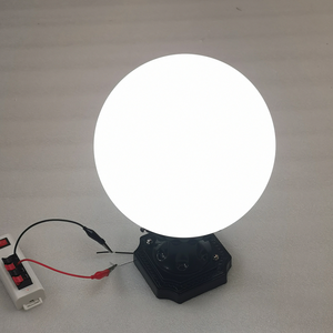 Lampes <span class=keywords><strong>à</strong></span> pilier rondes en acrylique de 200 mm E27, 12 W, 220 V, blanc chaud, blanc froid, pour clôture extérieure, <span class=keywords><strong>lampe</strong></span> <span class=keywords><strong>à</strong></span> <span class=keywords><strong>boule</strong></span> LED pour portail - Product Image 2