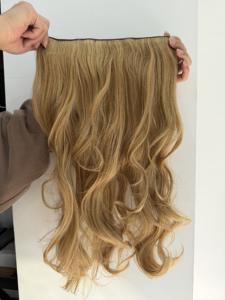 180g Brun Foncé Blonde Marque Privée 24 Pouces Fibre Japonaise Kanekalon Ligne de Poisson Synthétique Halo Extensions de <span class=keywords><strong>Cheveux</strong></span> - Product Image 6
