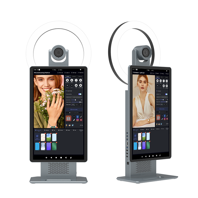All in One Live Broadcast Machine Live Stream Equipment With Beauty Fill Light 50mp Camera for TikTok Facebook YouTube Live