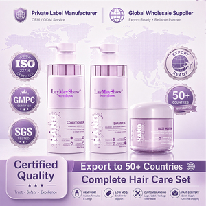 Ensemble de soins capillaires Laymeyshow Nano Plastia avec huile d'argan, collagène, beurre de karité, huile de jojoba pour réparer les cheveux secs, crépus, bouclés et colorés - Product Image 5