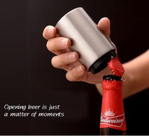 Décapsuleur automatique magnétique O342 en acier inoxydable pour bouteilles de bière, accessoires de cuisine, ouvre-bouteilles de vin et de soda - Product Image 6