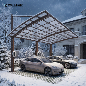 Abri de jardin pour véhicules, abri de voiture, abri de jardinage, structure en alliage robuste, montage facile, imperméable - Product Image 6