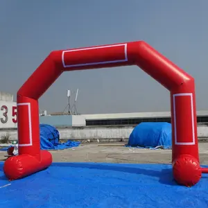 Bán bơm hơi nóng vòm với máy thổi khí và ổn định hỗ trợ, inflatable kết thúc cổng tò vò cho cuộc đua sự kiện