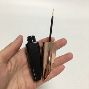 Buen diseño, embalaje cosmético vacío personalizado, contenedor de delineador de ojos dorado gordo, tubo barato - Product Image 3