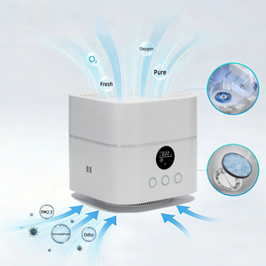 Purificador de Aire HEPA de 4 Etapas con Iones Negativos y Esterilización UVC para Dormitorio, Oficina y Habitaciones Pequeñas - Product Image 1