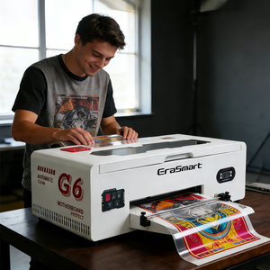 ใหม่สำหรับเครื่องพิมพ์ A3 DTF หัวพิมพ์ Epson หมึกพิมพ์สิ่งทอ ฟิล์ม PET ถ่ายโอนความร้อนขนาด 330 มม. อัตโนมัติ สำหรับพิมพ์เสื้อยืดและเสื้อผ้า - Product Image 4