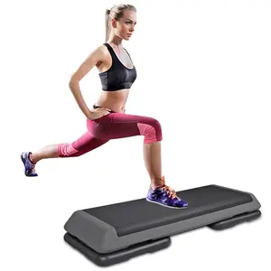 Hot Sale Adjustable Fitness Equipment Steppers Platform 3 Levels Aerobic Step Board