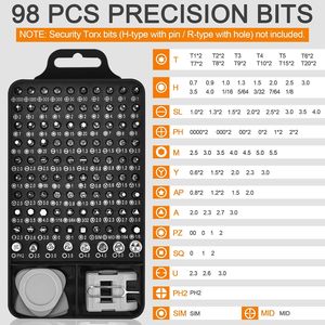 Kit d'outils de réparation magnétique de précision multi-têtes 115 pièces Premium pour l'électronique, les ordinateurs, les iPhones, les ordinateurs portables et les jeux - Product Image 3