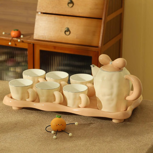 Ensembles à thé en céramique pratiques haut de gamme cadeaux de mariage et de pendaison de crémaillère pour les meilleurs amis et les nouveaux mariés décorations d'ameublement - Product Image 1