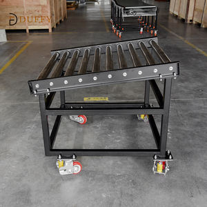 Ağır galvanizli davul otomatik paslanmaz makaralı konveyör sistemi motorlu ayarlanabilir hız makaralı konveyör - Product Image 5