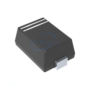 Single Diodes Ic Integrated Circuit RB531CM-40T2R Authorized Distributor DIODE SCHOTTKY 40V 100MAVMN2 2-SMD, Flat Leads - Product Image 1