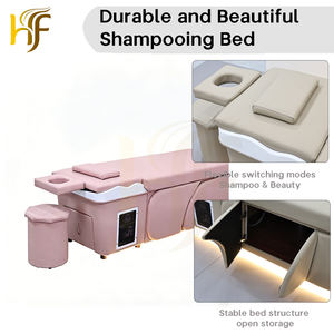 Fabrieksschoonheidssalon haarwasplaats Thaise massagetafel hoofdspa shampoo-unit bedden met stoom en watercirculatie hoofdbehandeling - Product Image 6