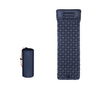 Colchoneta Inflable Portátil Ligera para Acampar al Aire Libre, Colchón de Aire Plegable con Bomba Integrada - Product Image 1