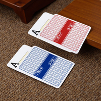 CY Luxury Texas Hold'Em Cartes à jouer Plastique PVC givré Durable WPT Imperméable Écologique Logo personnalisé Forme personnalisée Large
