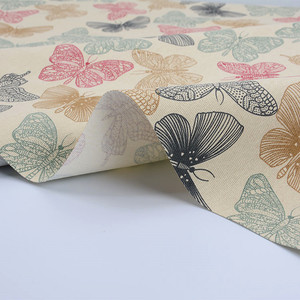 กระเป๋าผ้าใบพิมพ์ลายผีเสื้อกระเป๋าช้อปปิ้งกระเป๋าผ้าใบแบบทำมือ<span class=keywords><strong>ผ้า</strong></span>ปูโต๊ะ<span class=keywords><strong>ม่าน</strong></span>บังแดด - Product Image 4