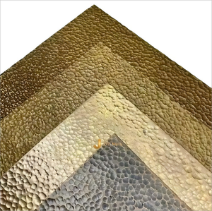 EX303 Metal Decorative Hand Hammered 304 Stainless Steel Plate JIS Standard Thickness 0.5-3.0mm Wall Ceiling <b>Panels</b> - Product Image 2