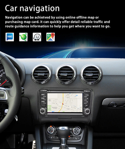 Pour <span class=keywords><strong>Audi</strong></span> TT MK2 8J 2006-2014, autoradio multimédia Android Auto 7 pouces, GPS Navi, unité principale, Carplay, systèmes intelligents - Product Image 4