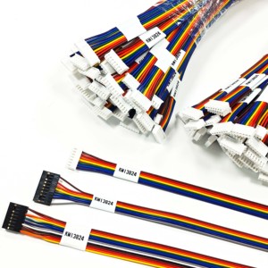 Konektor Kabel Wanita Pitch 2.5mm Custom Pa66 2-4 Pin JST XH 2.5 Perakitan Kabel Harness 10 Jalur untuk Elektronik - Product Image 3