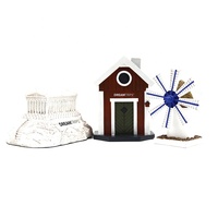Maison personnalisée Statue rustique unique en résine Figurine miniature Sculpture pour cadeaux promotionnels et d'affaires