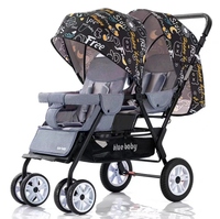EN1888 Poussette double personnalisée pour enfants Poussette forte pour enfants Poussette bébé pour jumeaux
