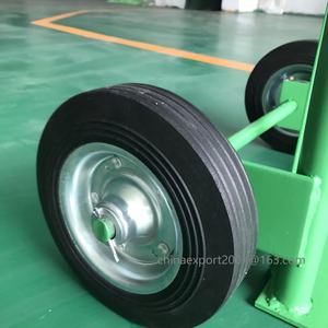 Carro de mano de servicio pesado Carro de carro de almacenamiento con plataforma de rueda de goma 3,00-4 OEM disponible en Venta caliente - Product Image 5