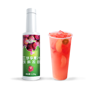 Jugo concentrado de ciruela Yingdi Sanhua para bebidas y tés de burbujas, ideal para tiendas de té de frutas. - Product Image 2