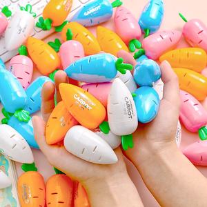 <span class=keywords><strong>Taille</strong></span>-<span class=keywords><strong>crayon</strong></span> en plastique en forme de <span class=keywords><strong>carotte</strong></span> miniature, cadeau créatif pour enfants, école - Product Image 2