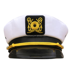 Chapeau de capitaine blanc 100% coton personnalisé professionnel en gros <span class=keywords><strong>pour</strong></span> femme - Product Image 4
