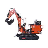 Mini-excavatrice portable la plus petite, mini-bagger, excavatrice à vendre, prix 0,8T