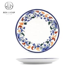 Service de table en porcelaine de Chine blanche de couleur base Royal Elegance anglaise, vaisselle turque, assiette à dîner - Product Image 2