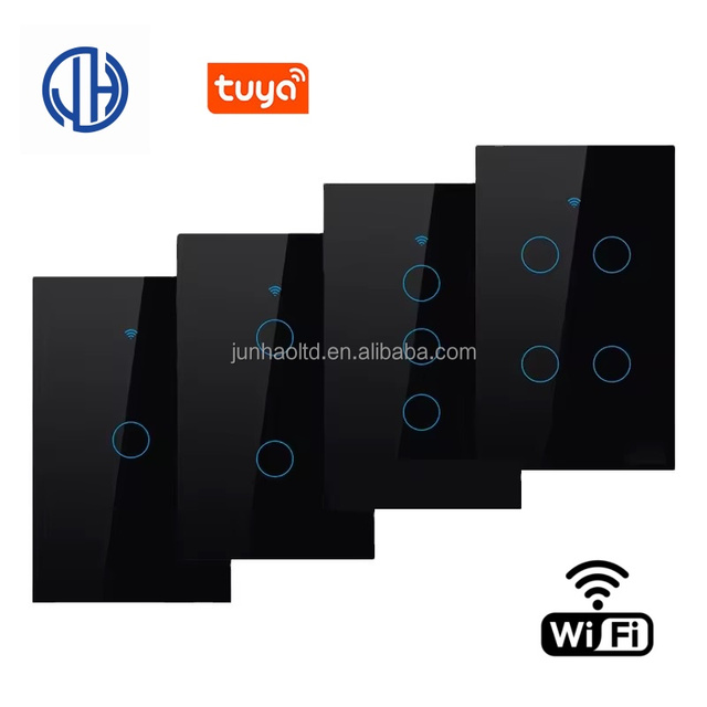 EMC RMC Certified US Standard Smart Wall Switches Wifi/Zigbee App Control Fireproof PC Home Automation Product Electric Wireless