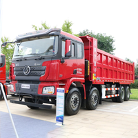 Truk Berat Diesel Euro 2 Baru dari Shanxi, Tiongkok, Shacman X3000 8x4 12 Roda Dump Truck dengan Mesin Weichai Transmisi FAST