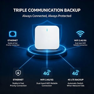 LHD8100 <span class=keywords><strong>Alarme</strong></span> sans fil tout-en-un, portée sans fil 800m, 100 zones d'<span class=keywords><strong>alarme</strong></span>, 4G Ethernet WiFi, intégration SIA/ADM-CID CMS, plateforme ouverte - Product Image 4