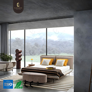 Sang trọng ý nhà sản xuất cama <span class=keywords><strong>Twin</strong></span> hiện đại bọc cao cấp biệt thự giường đôi cao cấp thiết kế vải Vua kích thước giường sang trọng - Product Image 2