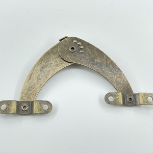 Soporte de Bisagra de Latón de Dos Pliegues, Ajustable en 4 Posiciones, Conector de Muebles Multiángulo, Montaje en Superficie, Bronce - Product Image 2
