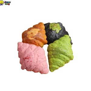 Juguete Sensorial Antiestrés JITENG al por Mayor, Pan de Trigo Integral Artificial, Donut Glaseado, Pelota Antiestrés de PU de Rebote Lento - Product Image 6