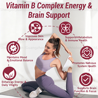 Gouttes buvables de Vitamine B Complexe à marque privée OEM, suppléments de B12 et de Folate, 60 ml, Durée de conservation de 24 mois, Immunité, Énergie, Cognition