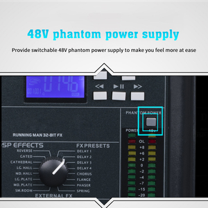 OEM EG82222SD Professional Audio Mixer Built-in 16 Reverb 8 Channel DJ Mixing <b>Console</b> Marshalling - Product Image 3