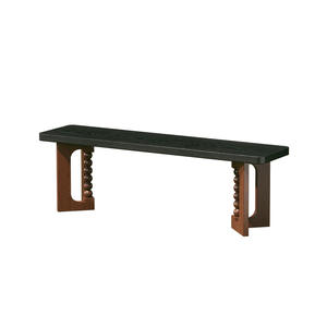 Banco de Madera Maciza, Banco Largo para Cambiar Zapatos, Diseño Retro, Muebles para el Hogar, Uso para Adultos - Product Image 2