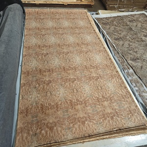 Vunir, superventas, respetuoso con el medio ambiente, Golden Madrone Burl, chapa Natural, piel de puerta de madera contrachapada de álamo para hoteles, estilo chino E0 - Product Image 1