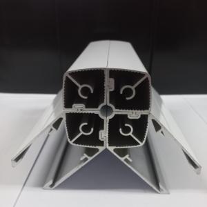 Rail de guidage pour volet roulant en aluminium, barre inférieure et poteau central 6063-T5, blanc thermolaqué ou anodisé pour portes roulantes, usage industriel - Product Image 3