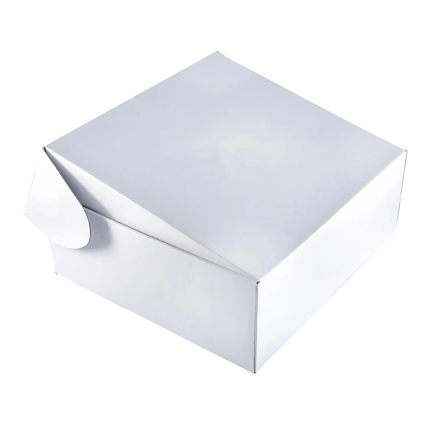Custom White Cardboard Cap Fedora Mail Box Custom Hat Shipping Box Packaging Fedora Hat Boxes With Ribbon Handle