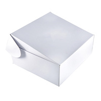 Boîte aux lettres Fedora en carton blanc personnalisé Boîte d'expédition pour chapeau personnalisé Emballage de boîtes Fedora avec poignée en ruban