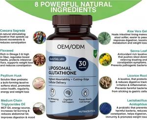 Kapsul penurunan berat badan pembakar lemak Herbal, dengan Liposomal <span class=keywords><strong>Glutathione</strong></span> peningkatan penyerapan untuk dukungan kekebalan tubuh antioksidan yang kuat - Product Image 3