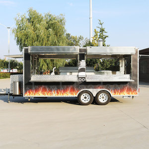Remorque de nourriture rapide électrique, camions de glace, chariot à café, <span class=keywords><strong>pizza</strong></span>, <span class=keywords><strong>barbecue</strong></span> commercial - Product Image 5
